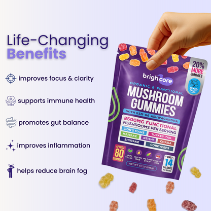 Brain Boost Mushroom Gummies
