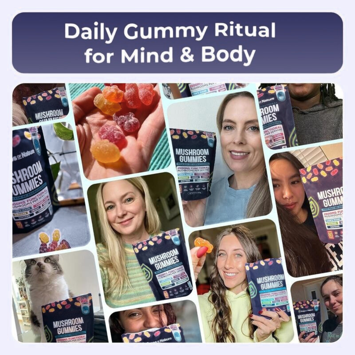 Brain Boost Mushroom Gummies