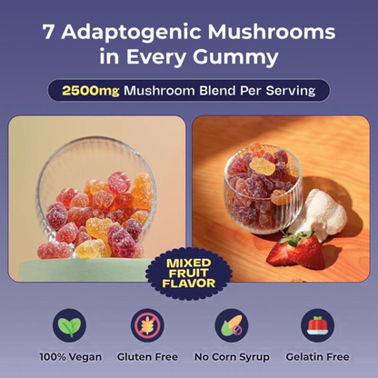Brain Boost Mushroom Gummies